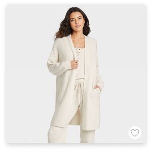 Target 4 Piece Cream White Knit Loungewear Sweater Set